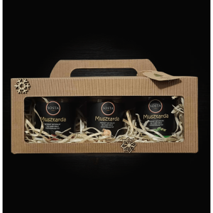 Zestaw prezentowy trzech musztard 200 g Sosta