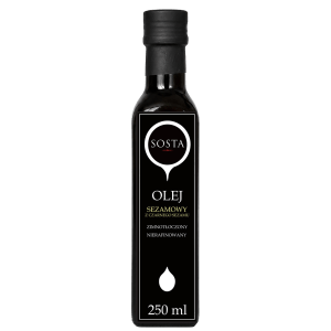 olej z czarnego sezamu sosta